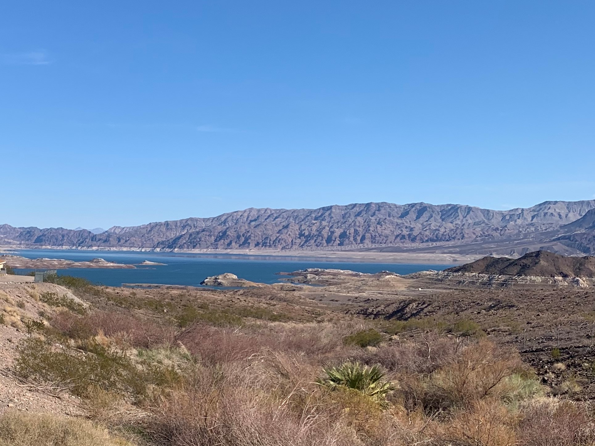 The 2023 Fish Hatchery Prescribed Burn unit in Lake Mead National Recreation Area