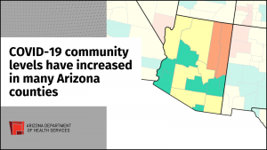 Graphic showing map of Arizona