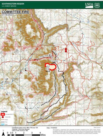 Committee Fire map 071822
