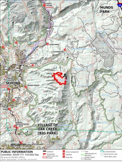 Committee Fire map 072122