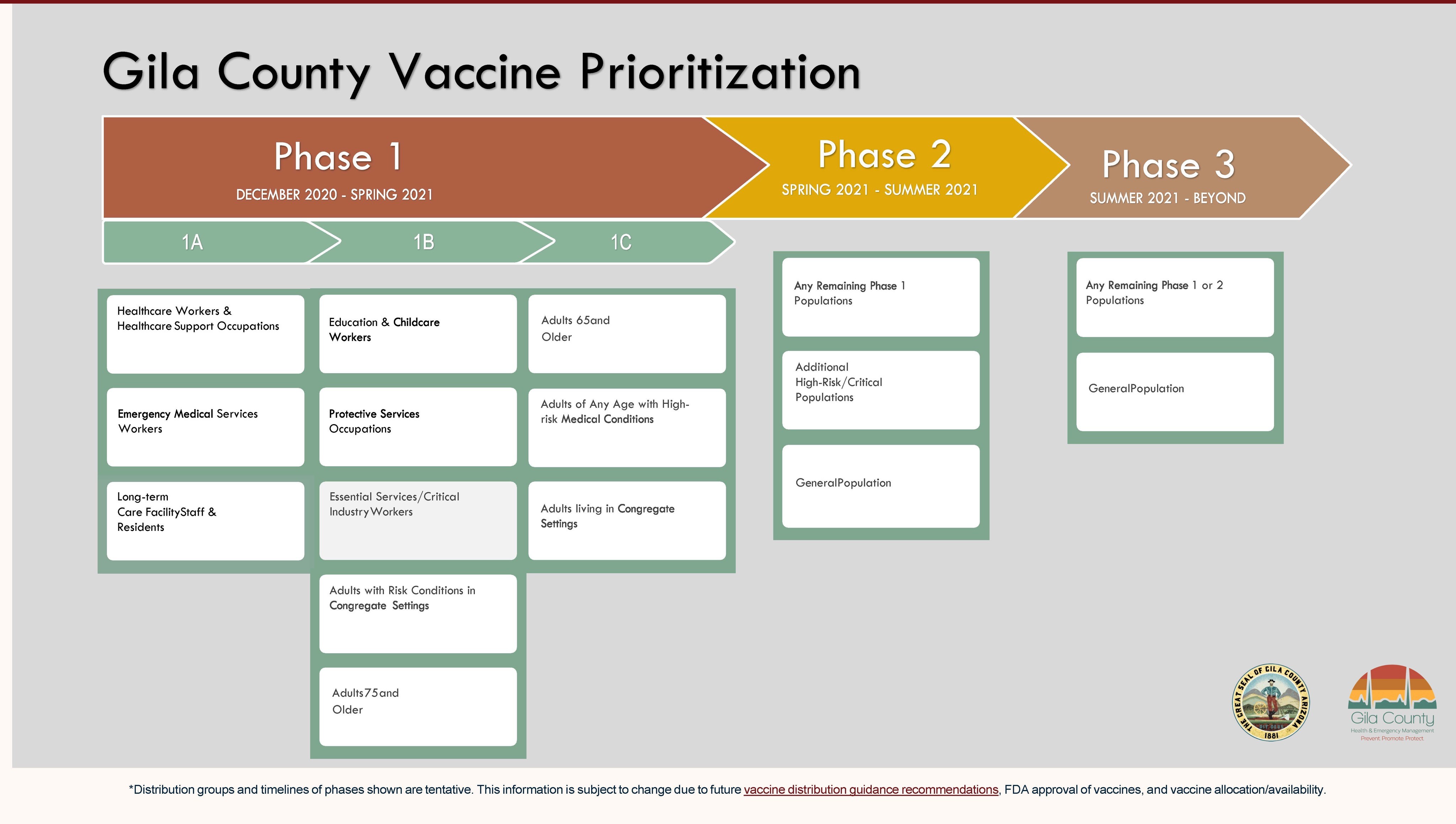Gila County Vaccine Prioritization
