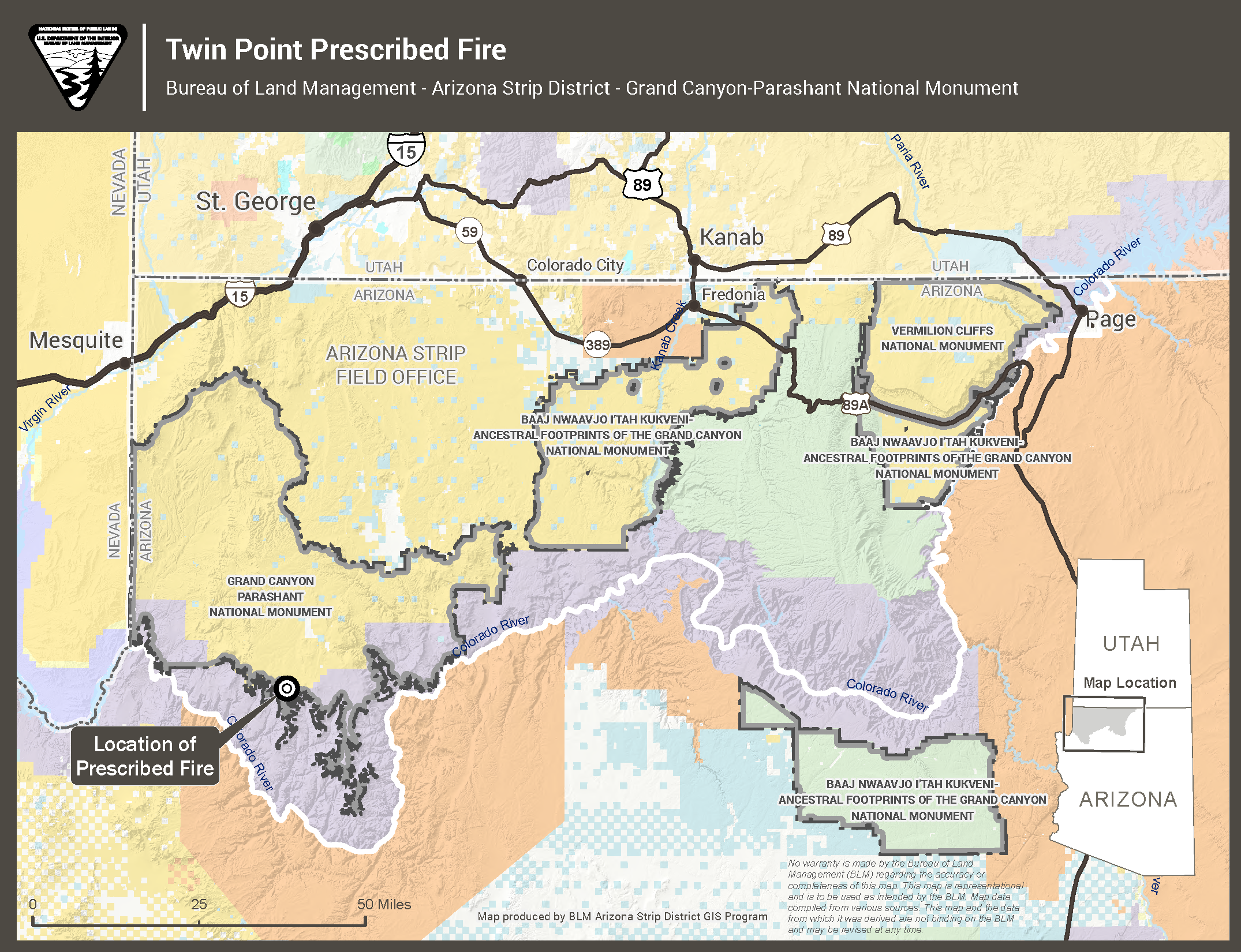 Twin Point Prescribed Fire Map