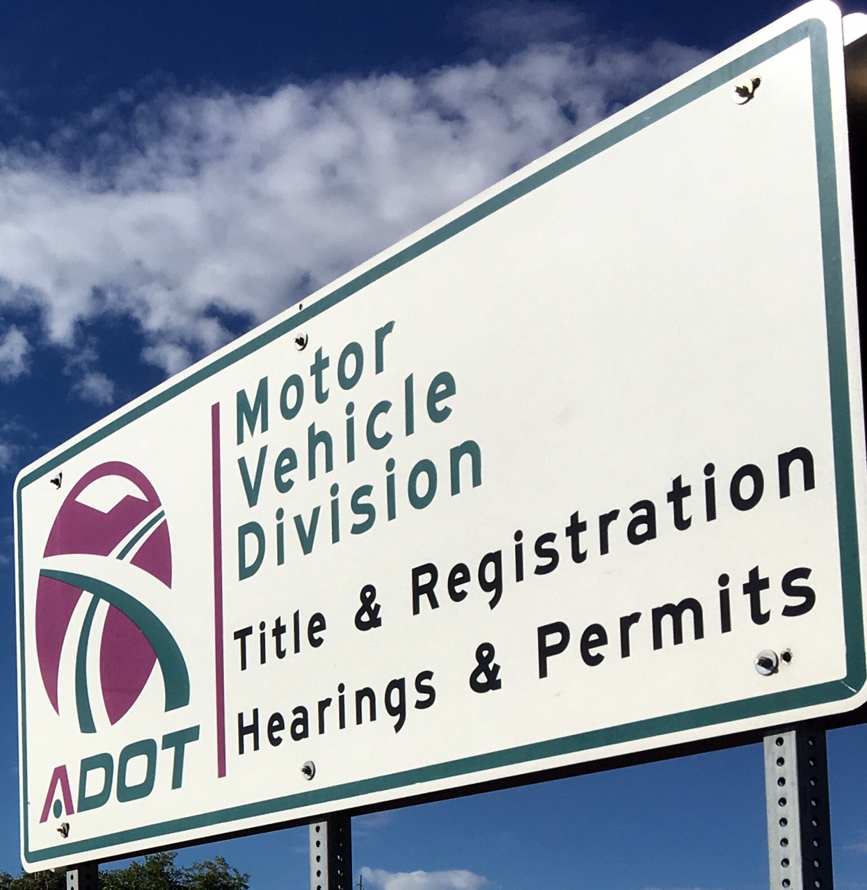 AZ MVD sign