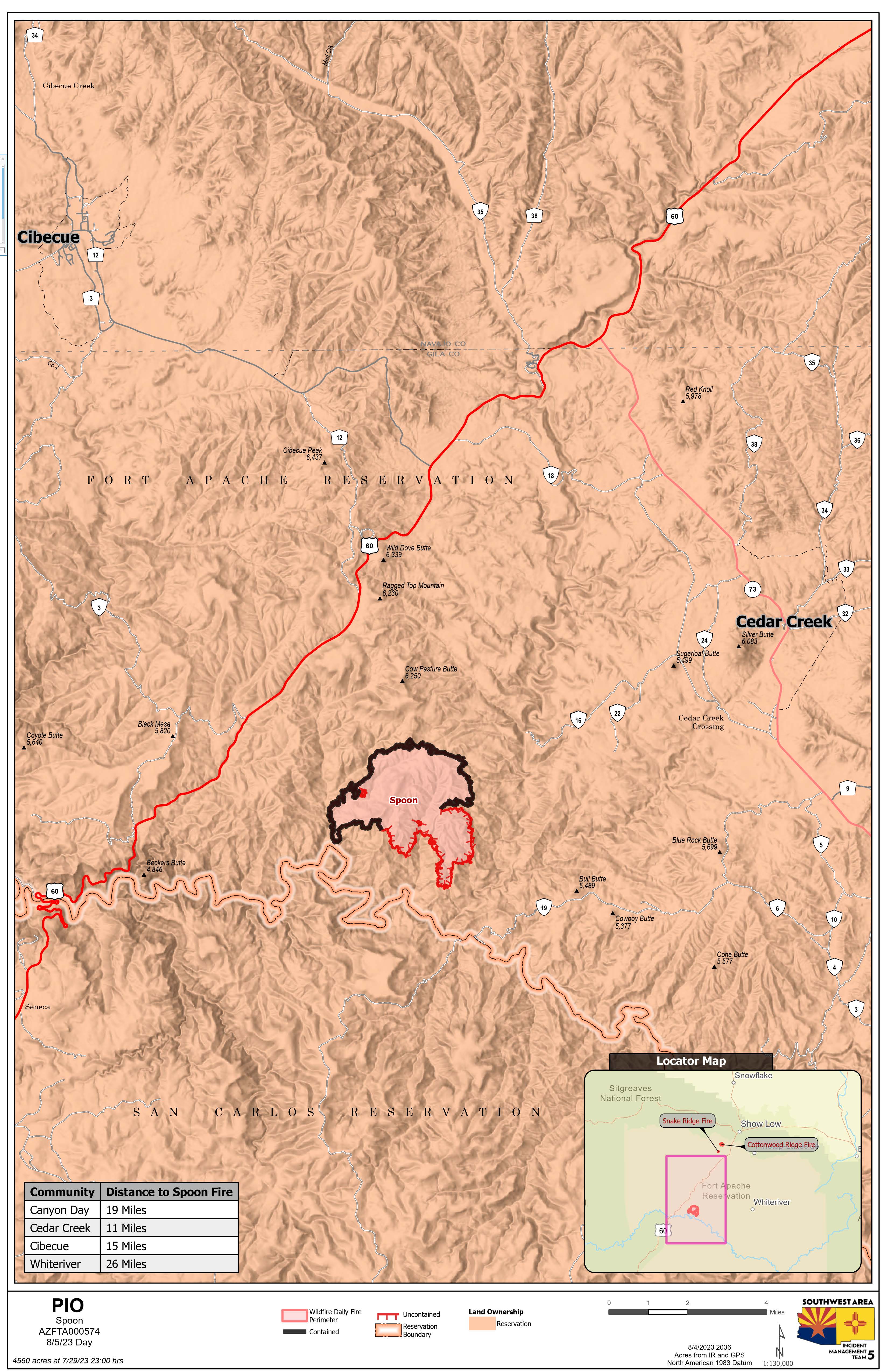 Spoon Fire Map Aug 5