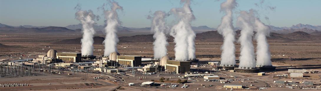 Aerial view of the Palo Verde Generating Station located in Tonopah, Arizona. 